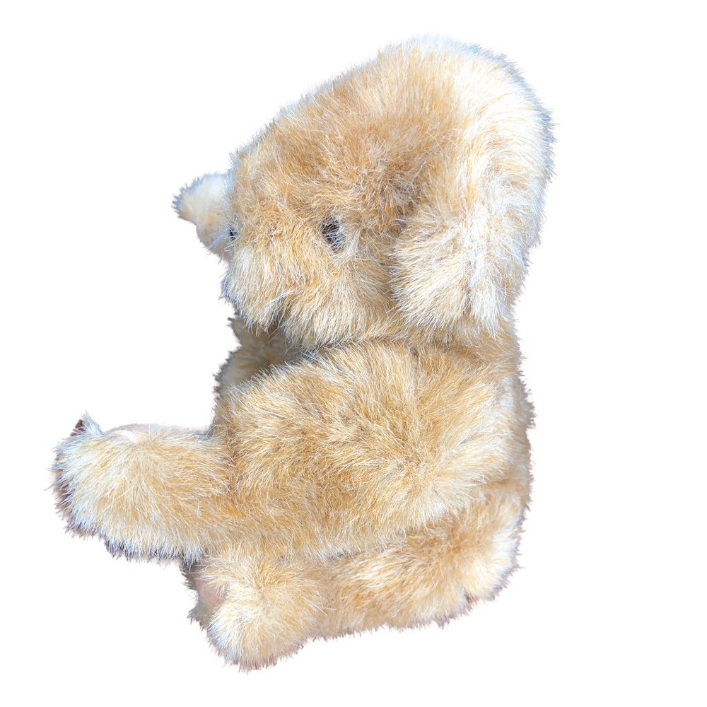 Unbranded Tan Teddy Bear Jointed Pot Belly No Tush Tag 7" Sitting - Picture 4 of 7